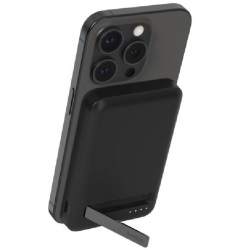 Belkin BoostCharge Pro 5k mAh Magnetic Power Bank With Qi2 + USB-C Cable (1M) - Black (BPD006btBK),15W,1xUSB-C, Overcharge Protection,2 Years Warranty