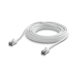 Ubiquiti UniFi Premium Patch Cable Outdoor, 8M, White, Ultra-thin, Rugged, Shielded Patch, Designed &Optimized, For 10 GbE networking