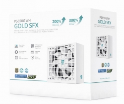 DeepCool PS650G WH 650W Gamer Storm SFX ,Full Japanese Electrolytic Capacitors, Cybenetics Platinum /PPLP Gold, Fluid Dynamic Bearing