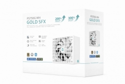 DeepCool PS750G WH 750W Gamer Storm SFX ,Full Japanese Electrolytic Capacitors, Cybenetics Platinum /PPLP Gold, Fluid Dynamic Bearing