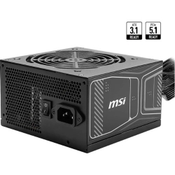 MSI MAG A750GN PCIE5 Bulk 750W, ATX, 80+ Gold, non modular, PCIe 5.1 16-pin, 2x PCIe 6+2, 4x SATA, 120mm sleeve fan, OCP/OVP/OPP/OTP/SCP, 100 240V