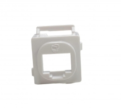 RJ45 Keystone to Australian Style Bezel |10 Pack White