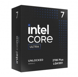 Intel Core Ultra 7 processor 270K Plus LGA1851 (36M Cache, up to 5.50 GHz)(15th Gen), Integrated Graphics Please note: No CPU Cooler Included BX80768270K