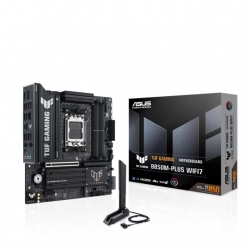 ASUS TUF GAMING B850M-PLUS WIFI7, AM5,B850,4DDR5 256GB,PCIe5.0,M.2x3,WiFi7,BT5.4,2.5GbE,USB20G,DP,HDMI,mATX,3yr wty