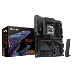 Gigabyte X870E AORUS ELITE X3D AM5 ATX, Ryzen 9000/8000/7000, 4 DDR5 256GB, PCIe 5.0 M.2, USB4, Wi-Fi 7, BT 5.4, 5GbE LAN, ALC1220, HDMI, Q-Flash Plus X870E A ELITE X
