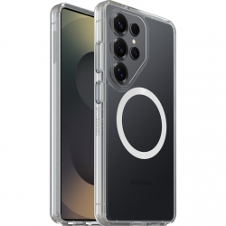 OtterBox React Magnets Samsung Galaxy S26 Ultra 5G (6.9') Case Clear - (77-99943),DROP+ Military Standard,Raised Edges,7 Years Warranty