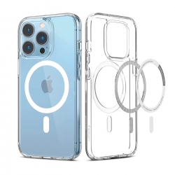 USP Apple iPhone 8 Plus/ iPhone 7 Plus (5.5') Clear Case with MagSafe - Built-in magnets, Scratch Resistant, Crystal Clear, 3 Years Warranty ACWMS7P