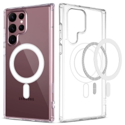 USP Samsung Galaxy S26 Ultra 5G (6.9') Magsafe Hard Crystal Clear Case - TPU Backplate, Rubberized Border , Scratch Resistant , 3 Years Warranty acwmss26u