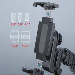 USP Universal In-Car Tablet Mount Dash Windscreen Holders - Black, Compatible with tablets 7 11.9', Portrait/landscape viewing, Perfect mounting AIUICTM