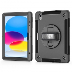 USP Rugged Samsung Galaxy Tab S11 (11') Case - Built-in-Kickstand, Adjustable Hand & Shoulder Strap, Pen Holder, DropProof, 3 Years Warranty HDTS11