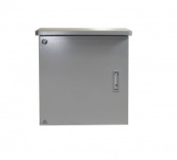 6RU 600mm Wide X 400mm Deep Galvanized Steel Outdoor Wall Mount Cabinet | IP65 Standard Iec 60529:2013 | Grey 002.015.0664.G