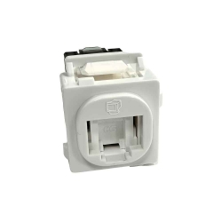 RJ45 Keystone To Australian Style Bezel |10 Pack White 003.001.0121
