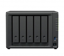 Synology DiskStation DS1525+ 5-Bay 3.5" , 2x 2.5 GbE (Tower), AMD Ryzen Quad Core 2.2GHz, 8GB RAM, X USB3.2, 2x Expansion 3YW DS1525+