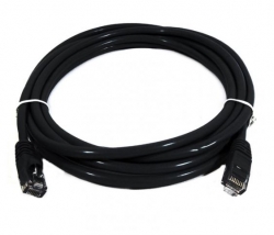 8Ware CAT6 Cable 0.25m - Black Premium RJ45 Ethernet Network LAN Utp Patch Cord 26AWG Cu Jacket 8W-PL6-0.25BLK
