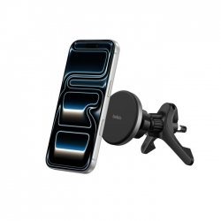 Belkin BoostCharge Magnetic Wireless Charging Car Vent Mount W/ Qi2(15W)+27W Car Adapter+USB-C Cable(1M) -Black(WIC010fqBK),$2500 CEW,2 Years Warranty WIC010fqBK
