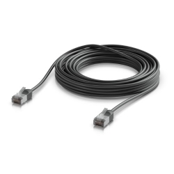 Ubiquiti UniFi Premium Patch Cable Outdoor, 8M,Black,Ultra-Thin, Rugged, Shielded Patch, Optimized, Perform Harshest Environments ,10 GbE Networking. UACC-Cable-Patch-Outdoor-C6A-8M-BK