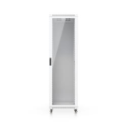 Ubiquiti 42U Rack Cabinet,Fully Assembled Floor Rack,Built-In Fans,Removable Panels,Lockable Casters,Optimal Airflow,Heavy-Duty,Easy Equipment Access. UACC-Rack-42U-1000-G