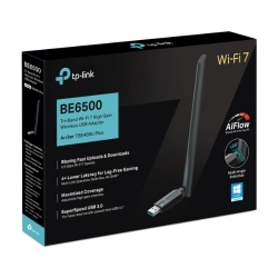 TP-Link Archer TBE400U Plus BE6500 Tri-Band Wi-Fi 7 High Gain Wireless USB Adapter Archer TBE400U Plus