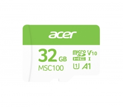 Acer Msc100-32Gb MicroSD Express Read & Write Speed Up To 100 MB/s & 10 MB/s BL.9BWWA.335