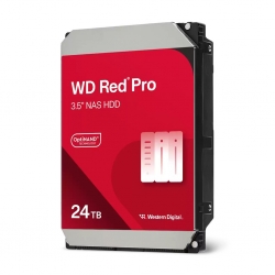 Western Digital 24TB 3.5" Sata Hdd, 7200RPM, Cmr, Up To 287MB/s, 512MB Cache, RAID-optimized For Nas, 550TB/yr Workload, 5-year Warranty WD241KFGX