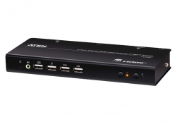 Aten Desktop 2-Port USB 4K HDMI Dual-Display Kvmp™ Switch, Up To 4096 X 2160 @ 60 Hz, Video DynaSync™, (Cables Included) CS742H-AT-U