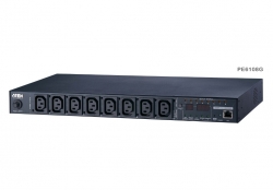 Aten 15A/10A 8-Outlet 1U Metered & Switched Eco Pdu, Emote Power Outlet Control (On, Off, Power Cycle) By Individual Outlets, Green Package PE6108G-AU-G