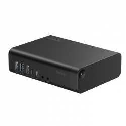 Belkin Connect Universal 16-Port Triple Display Usb-c Dock - Black(INC029auBK),140W Pd, 10Gbps, DisplayLink, Universal Compatibility, 3 Years Warranty INC029auBK