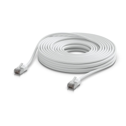 Ubiquiti UniFi Premium Patch Cable Outdoor, 15M, White, Ultra-thin, Rugged, Shielded Patch, Designed &Optimized, For 10 GbE Networking UACC-Cable-Patch-Outdoor-C6A-15M-W