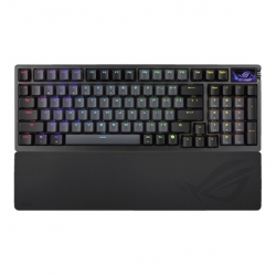 Asus Rog Azoth 96 He Lite Black Gaming Keyboard, Rog Hfx V2 Magnetic Switches, USB-C/2.4GHz/Bluetooth 5, Rgb Aura Sync, 8000Hz, Programmable Keys ROG Azoth 96 HE Lite Black