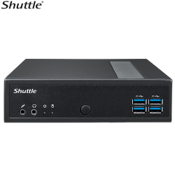Shuttle DL40N XPC fanless Mini PC 1.3L Barebone - Intel® Twin Lake processorsN150 (4 Cores), DDR5, 8x Usb, 2x 2.65W Adapter DL40N
