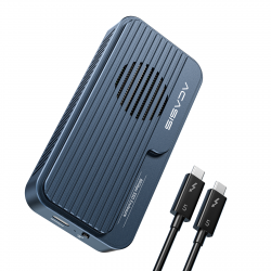 ACASIS TB501PRO USB4 v2 80Gbps M.2 NVMe SSD Enclosure Thunderbolt 5/4/3 6,000MB/s PCIe Gen5 Ready Active Cooling Fan