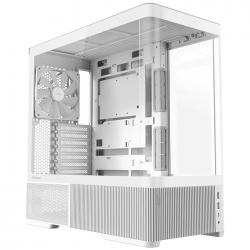 Antec C6 Curve Air - White, ATX/mATX/ITX, Steel/glass, 7 Slots, 450mm Gpu, 180mm Cpu, 3 Pwm Fans, Usb-c 10Gbps C6 Curve AIR White