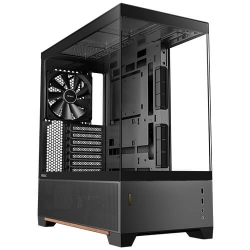 Antec C6 Wood - Black, Mid Tower, ATX/Micro-ATX/ITX, Tempered Glass, Usb-c 10Gbps, 3 Pwm Fans, 360mm Radiator, 450mm Gpu, 2Yr Wty C6 Wood