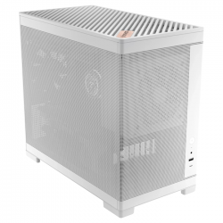 Okinos Mini Art 4 - White, Mini Tower, Micro-ATX/ITX, Mesh Panels, Usb-c 10Gbps, 3 Fans, 240mm Radiator, 330mm GPU Clearance MiniArt 4 White
