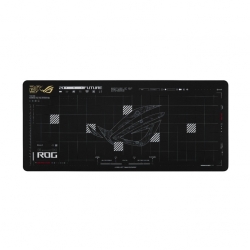 Asus Rog Scabbard Ii Xxl Edition 20 Gaming Mouse Pad, Extended Size (900x400mm) Water/Oil/Dust Repellent, Anti-Fray, Soft Cloth Surface ROG Scabbard II XXL Edition 20