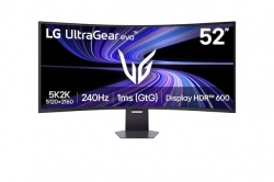 LG 52' UltraGear evo G9 5K2K 240Hz Gaming Monitor, 5120 2160, VA, 240Hz, 1ms, 1000R, HDR600, DCI-P3 95%, FreeSync Premium, DP 2.1, USB-C 90W