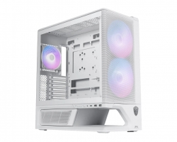 Msi Mpg Vixta 300R Airflow Pz - White, Mid-tower Case With Mesh Front, 3 Argb Fans, Usb-c 20Gbps, Atx Support, Optimized Airflow MPG Vixta 300R Airflow PZ WH