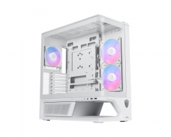 Msi Mpg Vixta 300R Pz - White, Mid-tower Case With Panoramic Tempered Glass, 3 Argb Fans, Usb-c 20Gbps, ATX/back-connect Support, 420mm GPU Cleara MPG Vixta 300R PZ White