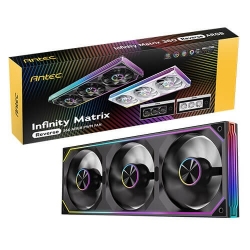 Antec Im 360R Argb - Black, 360mm Pwm, 800–1800RPM, 134.9CFM, 1.34mmAq, Hydraulic Bearing, Argb IM 360R Argb