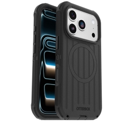 OtterBox Defender Pro MagSafe Apple IPhone 18 Pro / IPhone 17 Pro (6.3") Case Black - (77-000938), Camera Control, Raised Edges, 7 Years Warranty 77-000938