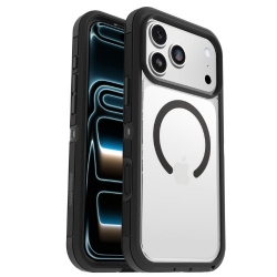 OtterBox Defender Pro Xt MagSafe Apple IPhone 18 Pro Max / IPhone 17 Pro Max (6.9") Case Clear/Black-(77-000989), Camera Control, 7 Years Warranty 77-000989