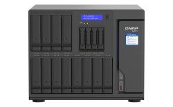 QNAP 16-Bay TurboNAS(12 x 3.5" HDD+ 4 x 2.5" SSD),SATA 6G,Intel Xeon W-1250 6 cores/12 threads 3.3 GHz(boost up to 4.7 GHz),32GB DDR4 (TVS-h1688X-W1250-32G)