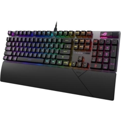Asus ROG Strix Scope II RX gaming keyboard with pre-lubed ROG RX optical switches IP57 waterproof protection sound-dampening foam ROG STRIX SCOPE II RX RED SWITCH