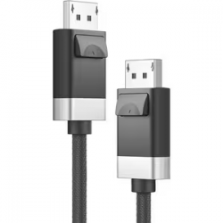 Alogic Fusion 2 m DisplayPort A/V Cable for Notebook, Computer, TV, Projector - First End: 1 x DisplayPort 1.4 Digital Audio/Video - Male - Second End: 1 x DisplayPort 1.4 Digital Audio/Video - 32 Gbit/s - Supports up to7680 x 4320 FUDP2-SGR