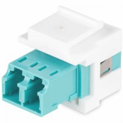 StarTech.com LC to LC Coupler, LC Fiber Coupler, LC/UPC Duplex Keystone Jack, Fiber Optic Keystone Coupler for Patch Panel - LC to LC keystone coupler supports Single Mode and Multimode fiber cables; Ideal for keystone patch panels and wall plates; To DMF