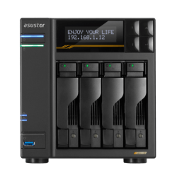 ASUSTOR 4-BAY NAS(AS6804T) + SEAGATE IRONWOLF HDD 40TB (4 x 10TB)