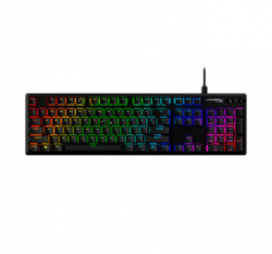 Hp HyperX Alloy Origins PBT HX Red - Mechanical Gaming Keyboard, PBT keycaps, Responsive HyperX Mechanical Switches, Aircraft-grade aluminum body 639N3AA#ABA