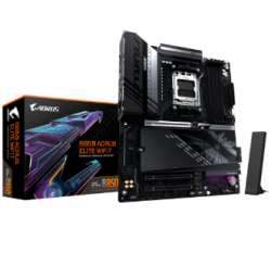 Gigabyte B850 AORUS ELITE WIFI7 MOTHERBOARD; AMD B850 chipset; 4 x DDR5 DIMM sockets supporting up to 256 GB; Realtek 2.5GbE LAN chip GA-B850-A-ELITE-WF7
