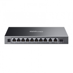TP-LINK OMADA 10-PORT EASY MANAGED GIGABIT SWITCH, POE+(8), SFP(1), GbE(1), 123W, 5YR ES210GP