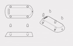 HID SIGNO 20 VANDAL RESISTANT READER COVER H-S20-RC-V